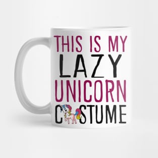 This Is My Lazy Unicorn Costume Mug